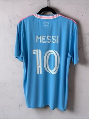 Adidas Inter Miami CF Messi Third Jersey 2025 Blue Pink Size Large KA7504 MLS